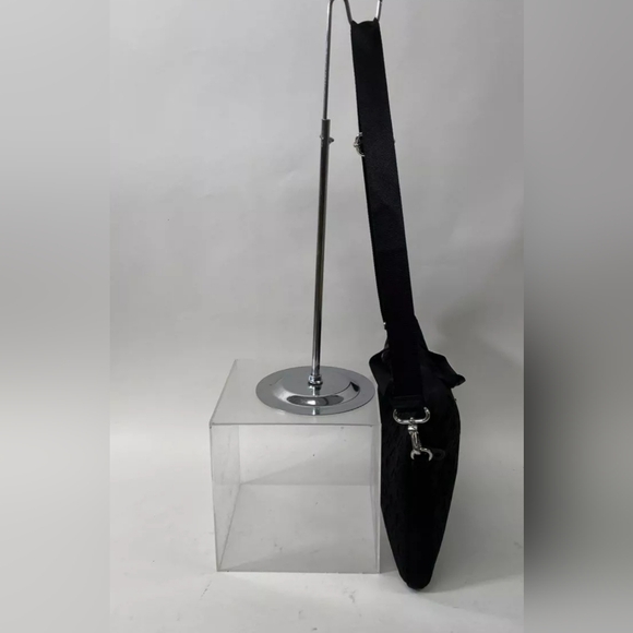 Marc Jacobs Designer Black Laptop Logo Tech messenger tote briefcase Bag - Picture 4 of 16